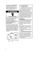 Preview for 10 page of Kenmore Automatic Washer Owner'S Manual And Installation Instructions