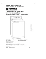 Предварительный просмотр 41 страницы Kenmore Automatic Washers Owner'S Manual And Installation Instructions