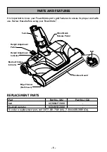 Предварительный просмотр 5 страницы Kenmore BC1001 Use & Care Manual