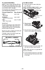 Preview for 21 page of Kenmore BC3002 Use & Care Manual