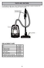 Preview for 5 page of Kenmore BC4002 Use & Care Manual