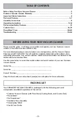 Preview for 2 page of Kenmore BC4026 Use & Care Manual