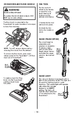 Preview for 14 page of Kenmore BC7005 Use & Care Manual