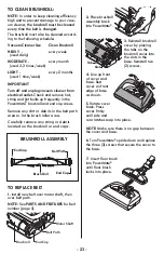 Preview for 23 page of Kenmore BC7005 Use & Care Manual