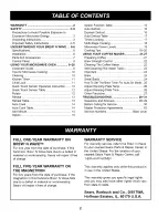 Preview for 2 page of Kenmore Brave n Wave 721.63992 Use And Care Manual