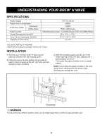 Preview for 6 page of Kenmore Brave n Wave 721.63992 Use And Care Manual