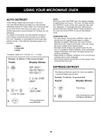 Preview for 16 page of Kenmore Brave n Wave 721.63992 Use And Care Manual