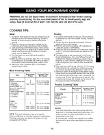 Preview for 19 page of Kenmore Brave n Wave 721.63992 Use And Care Manual