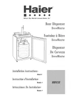 Preview for 2 page of Kenmore BrewMaster HBF05E Installation Instructions Manual