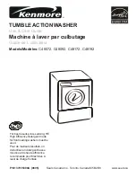 Preview for 1 page of Kenmore C48072 Use & Care Manual