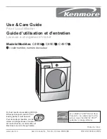 Kenmore C4906 Series Use & Care Manual предпросмотр