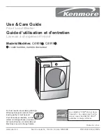 Kenmore C4909 Use & Care Manual preview