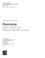 Kenmore C60102 Use & Care Manual предпросмотр