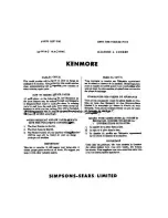 Preview for 15 page of Kenmore C877.15 Instruction Manual