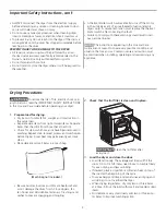 Предварительный просмотр 4 страницы Kenmore C8909 Use & Care Manual