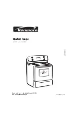 Предварительный просмотр 1 страницы Kenmore C970-495022 Use & Care Manual