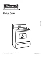 Preview for 1 page of Kenmore C970-68802 Series Use & Care Manual