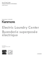 Preview for 1 page of Kenmore C978-97322 Use & Care Manual