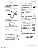 Предварительный просмотр 8 страницы Kenmore Capri C968 Series Use & Care Manual