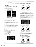 Предварительный просмотр 16 страницы Kenmore Capri C968 Series Use & Care Manual