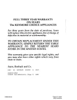 Preview for 16 page of Kenmore Choice 69623 Owner'S Manual