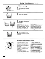 Preview for 12 page of Kenmore Compactor Owner'S Manual