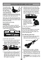 Preview for 15 page of Kenmore Complete SSV Use & Care Manual