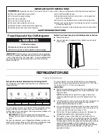 Preview for 3 page of Kenmore Counter Depth Elite Use & Care Manual