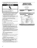 Preview for 10 page of Kenmore Counter Depth Elite Use & Care Manual