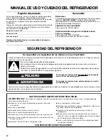 Preview for 14 page of Kenmore Counter Depth Elite Use & Care Manual