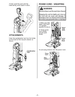 Preview for 7 page of Kenmore CROSSOVER MAX 116.10325 Use & Care Manual