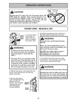 Preview for 8 page of Kenmore CROSSOVER MAX 116.10325 Use & Care Manual