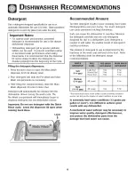 Preview for 10 page of Kenmore DRAWER DISHWASHER 465.1332 Use & Care Manual