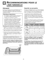 Preview for 52 page of Kenmore DRAWER DISHWASHER 465.1332 Use & Care Manual