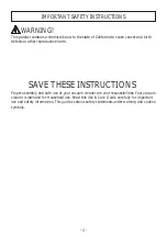 Preview for 4 page of Kenmore DU2012 Use & Care Manual