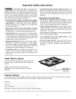 Preview for 4 page of Kenmore Electric cooktop Use & Care Manual