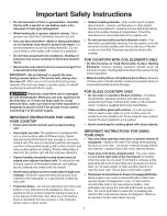 Preview for 4 page of Kenmore ELECTRIC RANGE 790.466 Use & Care Manual