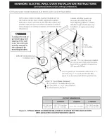 Предварительный просмотр 7 страницы Kenmore ELECTRIC WALL OVEN Installation Instructions Manual