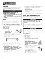 Предварительный просмотр 8 страницы Kenmore Elite 596.76045700 Use & Care Manual