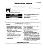 Preview for 4 page of Kenmore Elite 665.15972 Use & Care Manual