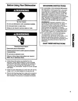 Preview for 5 page of Kenmore Elite 665.15972 Use & Care Manual