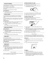 Предварительный просмотр 20 страницы Kenmore ELITE 66598013700 Use & Care Manual