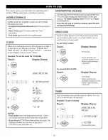 Preview for 10 page of Kenmore Elite 721.88512 Use And Care Manual