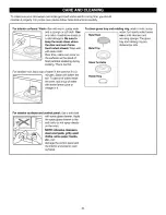 Preview for 34 page of Kenmore Elite 721.88512 Use And Care Manual