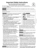 Предварительный просмотр 3 страницы Kenmore Elite 790.3103 Series Use & Care Manual