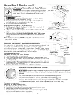 Предварительный просмотр 45 страницы Kenmore Elite 790.3103 Series Use & Care Manual