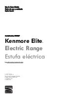 Kenmore Elite 790.9506 Series Use & Care Manual preview