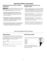 Preview for 6 page of Kenmore Elite 790.9720 Series Use & Care Manual