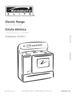 Предварительный просмотр 1 страницы Kenmore Elite 790.99513 Use & Care Manual