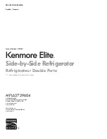 Preview for 1 page of Kenmore Elite 795.5182 Use & Care Manual